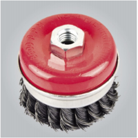 Knotted with 5/8-Inch-11 Threaded Arbor, 2-3/4-Inch-by-.020-Inch Wire Cup Brush